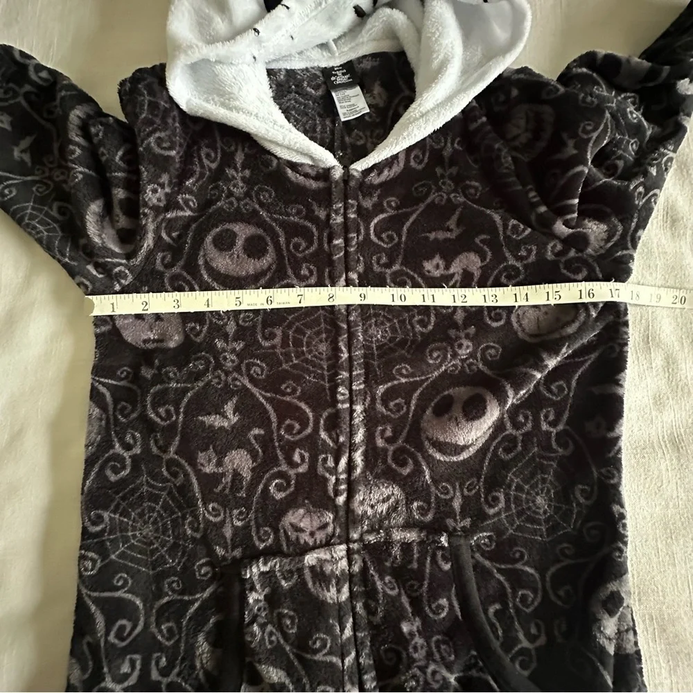 Disney Nightmare Before Christmas Womens S Jack Skellington Hooded Halloween - Picture 9 of 12